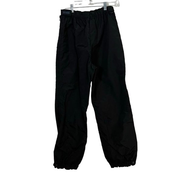 COLUMBIA Black Purple Reversible Ski Pants Snowboard SIDE ZIP Women Large - Picture 1 of 11